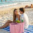 KMOUANTS Beach Bag Tray Holder Compatibility with Bogg Bag and Simple Modern Large Beach Bag Beach Bags for Beach Bag Accessories (Color:Pink) 