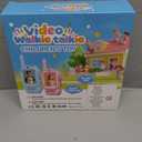 Video Walkie Talkie for Kids - 2 Pack Rechargeable Kids Walkie Talkies Long Range Radios, Video Intercom & Voice Effects, Christmas Birthday Gifts, Toys for Age 3-12 Boys Girls, Indoor Outdoor Travel (Blue+Pink)