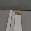 Lotus & Windoware Cordless, 2 Inch Faux Wood Blind, 34.5" Wide x 60" Long, Window Blinds, Blinds & Shades, Blinds for Indoor Windows, Embossed, Bright White