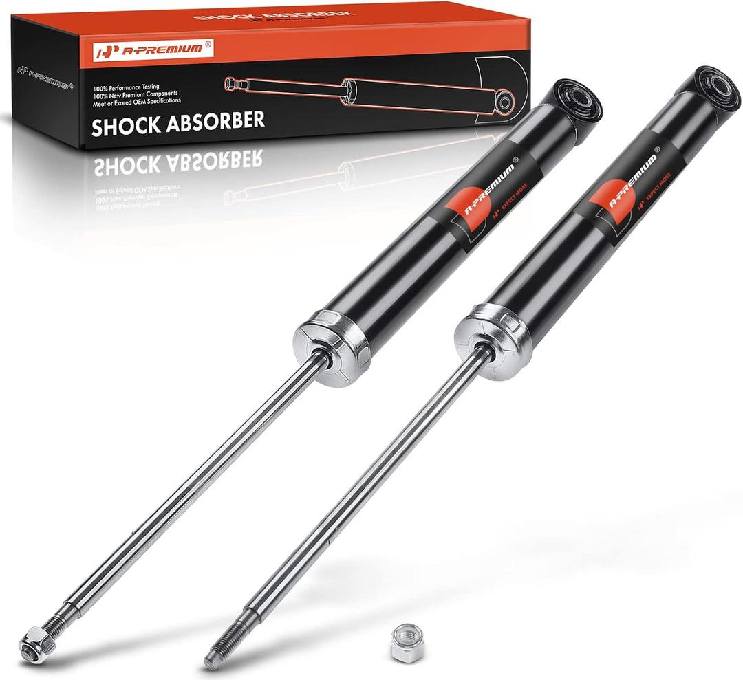 A-Premium Rear Pair (2) Shock Absorber Compatible with Audi Q3 (Quattro) 2015-2018 & Volkswagen Tiguan 2009-2017, Tiguan Limited 2018, Driver and Passenger Side