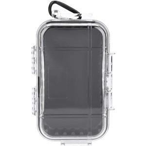 Waterproof Storage Case, Outdoor Survival Waterproof Dry Box Case Shockproof Storage Case Airtight Carry Box Container for Outdoor Boating Camping(Transparent)