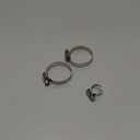 Hose clamp 316 Stainless Steel Hose Clamps Adjustable Hoop, SUS316 Tube Hardware,C009(232-254mm -8pcs)