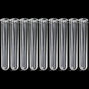 9Pcs Clear Test Tubes for Plant Propagation Station Hydroponic/Flowers for Home Office Desktop Decoration(Test Tube)