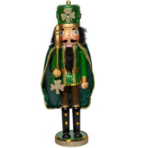 Kurt S. Adler 15-Inch Irish Nutcracker with Cape