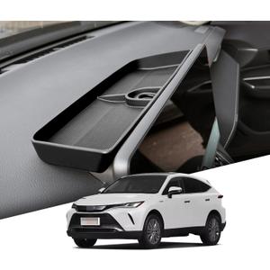 smabee Dashboard Storage Tray Compatible with Toyota Venza 2021-2024 Center Console Display Hidden Box Behind Screen, Car Accessories Silica Gel Center Console Organizer
