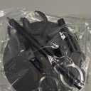 XILIMEN Wine Glass Holder, Stemware Rack with Sturdy Metal Frame, Cocktail Tree Stand, Champagne Tower, Countertop Tree Drink Holder & Drink Tower, Holds 4 Glasses for Party, Wedding, Bar (Black)