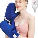 Heated Gloves for Arthritis Hands  Electric Heating Mittens 30s Fast Heat Therapy for Carpal Tunnel Pain Relief  Hand Heating Pad Treatment Wrist Fingers 1090Min Auto Shut Off & 86℉158℉ Temp