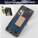 US Version Original for Samsung S24 Plus 5G Screen Replacement for Samsung S24 Plus LCD Display SM-S926A SM-S926U SM-S926W Touch Screen Repair Kits with Frame (Black)