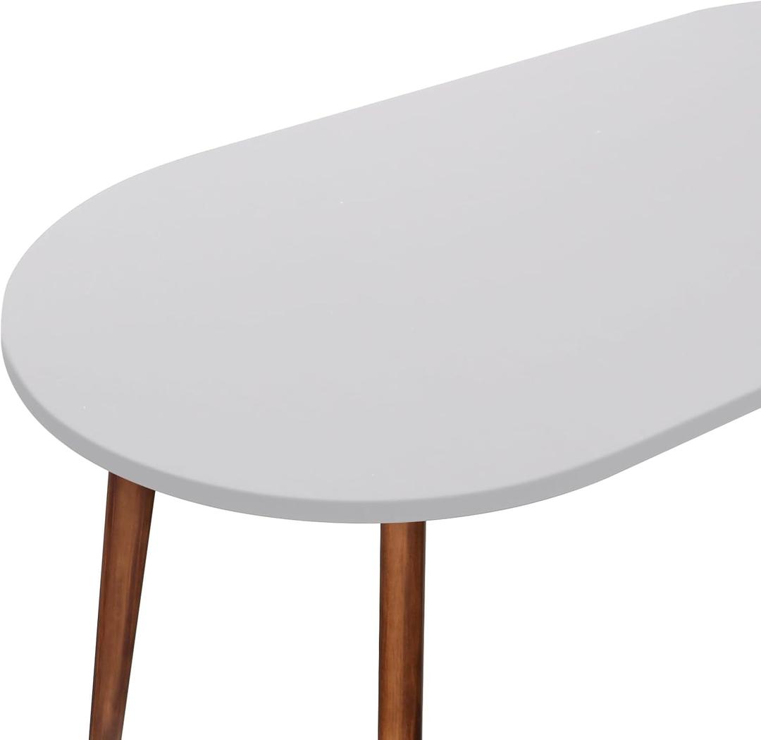 NEWISHER Fitted Oval Tablecloth 48 x 68 Inch Elastic Table Cloth, Stretch Spandex Table Cover Silver Washable Polyester Top Cap Cover for Dining Picnic Camping Indoor and Outdoor