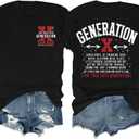 Generation X T-Shirt Gen X T-Shirt, Generation X Shirt Gen Shirt, Generation X Tshirt Gen X Tshirt (Black, M)