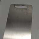 Titanium Cutting Board - Katuchef 100% Pure Titanium Cutting Boards for Kitchen Double Sided Non Toxic Titanware for Meat/Vegetables, Hygiene Durable Dishwasher Safe Metal Chopping Board Small