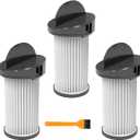 Alrens 3Pcs HEPA Replacement Vacuum Pre-Motor Filter Compatible with Eye-Vac Vacuum Cleaners, Compare to Part # EV-PMF, Also Fits for NeoVac Elite - Touchless Stationary Vacuum Cleaners