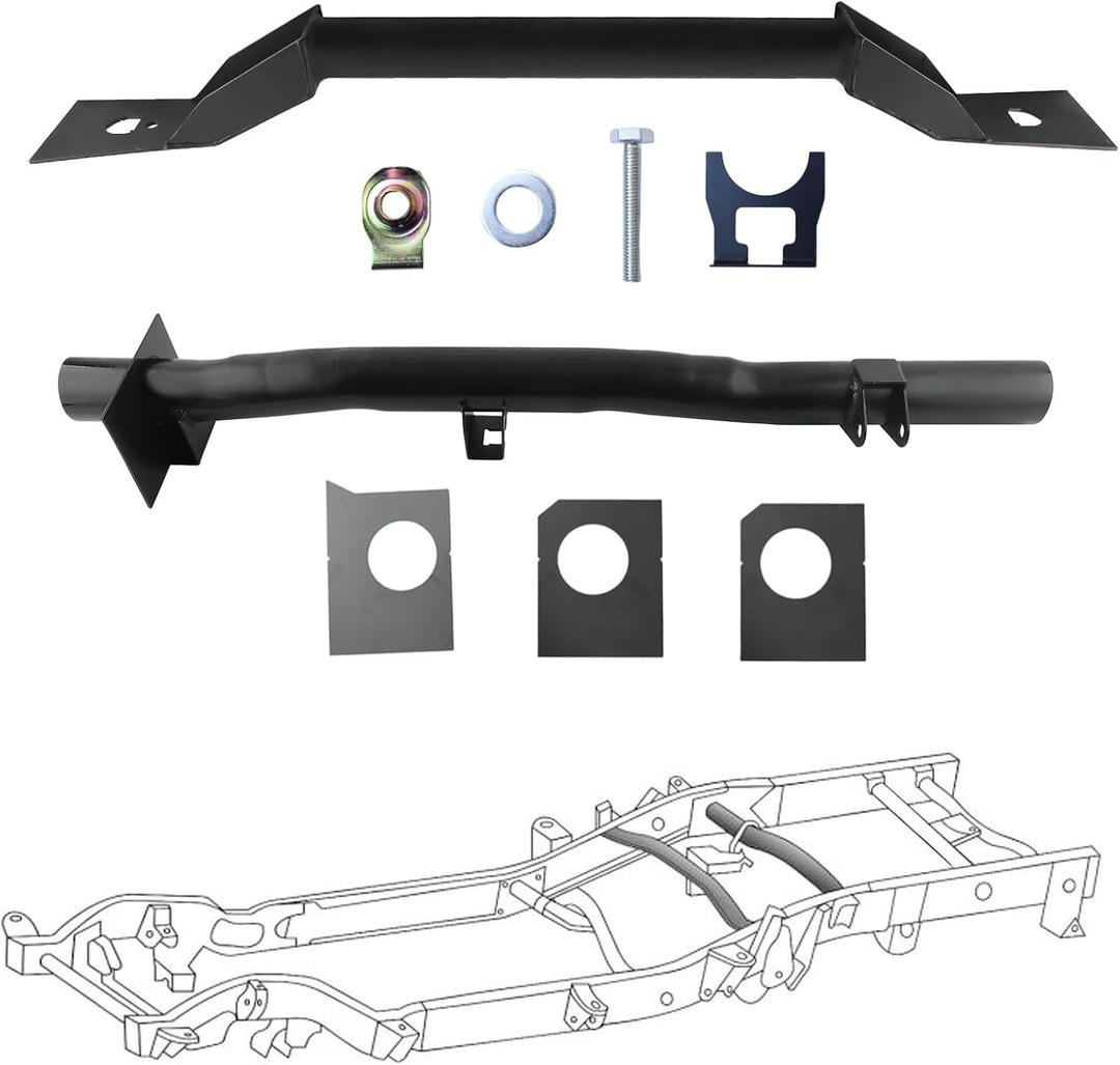 Front Fuel Tank Support Crossmember and Rear Tank Support Crossmember Fit for 1999-2006 Chevy Silverado GMC Sierra 1500 2500