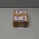 2 x ThunderWay Decorator Light Switch or Receptacle Outlet Wall Plate, Gloss Finish, Size 1-Gang 4.48" x 2.71", Unbreakable Polycarbonate Thermoplastic, UL Listed, Black