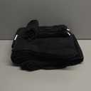 Amazon Basics 6 Piece Oversized Fade resistant Towel set, 100% Cotton towels for bathroom, soft and absorbent, 2 Bath Towels, 2 Hand Towels and 2 Washcloths bathroom towel set, Black