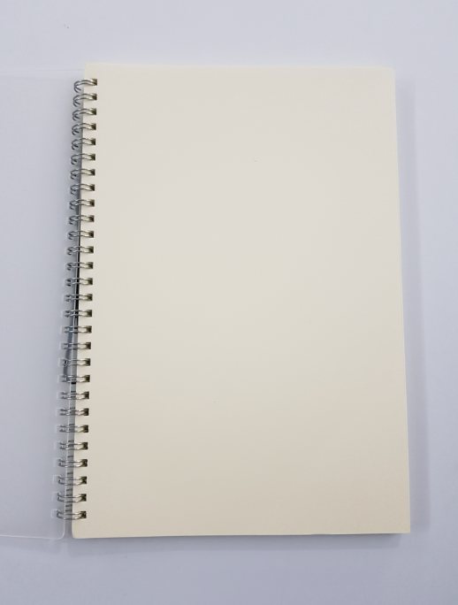 3pcs Wooden Notebook, 
Wood Cover Jounal Notebook 40 Sheets Sketchbook 8.5 x 5.8 In Unlined Spiral Notebook for Crafting Project,Small Scrapbook