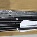 ikkle Art Storage Rack Painting Canvas Storage Rack for Display, Metal Drawing Printing Rack for Canvas Frames, Black