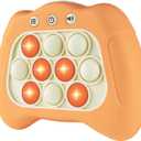 Pop The Target! Handheld Speed Push Game Machine: A Fun Multiplayer Game for Family. Sensory Fidget Toy Christmas Toys Gifts for 6 7 8 9 10 11 12 Years Old Kids Road Trip Car Games Orange