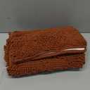 Bcoimo 36x24 Chenille Bath Mat Non-Slip with Backing Bath Rug Ultra-Absorbent and Machine Washable Bathroom Mat Quick-Dry Design. Ideal for Bathroom Shower and Tub Areas