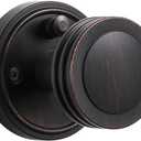 1 Pack Oil Rubbed Bronze Door Knob Interior Privacy Door Knobs Antique Door Knobs for Bedroom and Bathroom Zinc Alloy