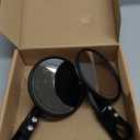 DREAMIZER Motorcycle Mirrors for Handlebars,Universal Black CNC 4" Round Motorcycle Bar End Mirrors for 22 and 25mm Handlebar Compatible with Most Motorcycles Honda Grom Scooters etc.