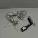 Onory Christmas Outdoor Star String Lights 23FT 860 LED Waterproof Waterfall Tree Lights with Star Topper, 8 Modes Christmas Decorations Outdoor Tree Lights for Patio, Yard, Party Holiday Dec (Cool White)