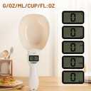 Digital Measuring Spoon Scale,Electronic Food Measuring Scale,Food Weight Scale Grams and Ounces,800g/0.1g High Precision Digital Kitchen Food Scale with LCD Screen,Household Weighing Scoop