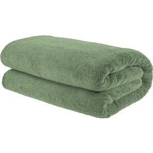 100% Cotton Oversized 40x80 Bath Sheet, Turkish Bath Towels for Bathroom Extra Large, Sage Green Bath Sheet