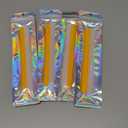 Soft Silicone Grip Case for Apple Pencil 2nd Gen - Anti-Slip, Comfortable Hold, Protective Cover with Precise Fit & Easy Access to Charging (Transparent+Yellow) Pack of 4