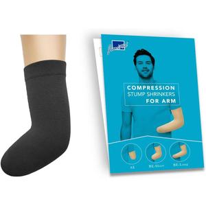 Prosthetic Stump Shrinkers for ArmBelow Elbow - Short, Compression, Healthcare, Amputee arm Sleeve, 20-30, Elastic, Taiwan Excellence L