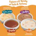 Purina Friskies Natural, Grain Free Wet Cat Food Lickable Cat Treats, Lil' Soups Flaked Chicken - (Pack of 8) 1.2 oz. Tubs