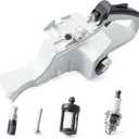 1140-350-0826 MS391 Rear Handle Fuel Tank with Filter & Spark Plug for For Stihl MS311, MS362, MS391,MS400C Chainsaws - Replaces OEM Part #1140-350-0826 - Durable Replacement Kit