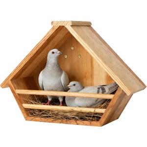 Cedar Mourning Dove Nesting Box, Oltara Wooden Dove Pigeon Bird House for Outdoors