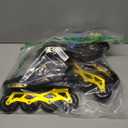 LIKU Unisex Fitness Inline Skates (Men 9.5/Women 10.5, Gold)