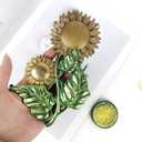Epoxy Molds,DIY Sunflower Resin Mold Silicone Mold for Resin Casting,Epoxy Resin Mold for Wall Hanging Decor