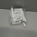 2 x TonGass 4-Pack RV Curtain Holders with Screws (White)  Camper & Motorhome Curtain Clips for Window Drapes, Heavy-Duty Plastic Retainers for RV, Boat, and Trailer Curtains