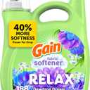 Gain Liquid Fabric Softener (Fabric Conditioner), Relax, 127 fl oz, 188 Loads