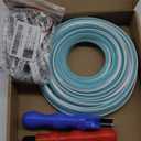 Separated Neon Flexible LED Light Strip Cover, 16.4ft 6mm Wear Free DIY Bendable Silicone Diffuser Cover with 2 Pcs Cutter and Same Color Lamp Belt, for Bar Car Outdoor Home DIY Decor(Ice Blue)