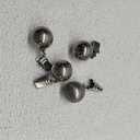 4 Pack Heavy Duty Tablecloth Weights, Rust Proof Stainless Steel Balls with Clips, Weights for Curtain, Outdoor Picnic Table, Flags