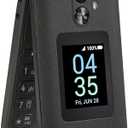 Tracfone| TCL FLIP 3 | Locked| 13GB | 1850mAh Battery |5MP Video Capable Camera| Stone Gray