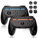 Joy-Con Grips for Nintendo Switch 2 (2025), 2 Pack Joycon Accessories for Multiplayer Game Friend Family Game Night Party, Larger SL SR Triggers Ergonomic Nintendo Switch 2 Joycon Grip & Thumb Grips