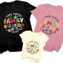 2025 Family Vacation Shirts Making Memories Matching Shirt Cruise Tee Summer Family Trip Short Sleeve Tops (XXL)