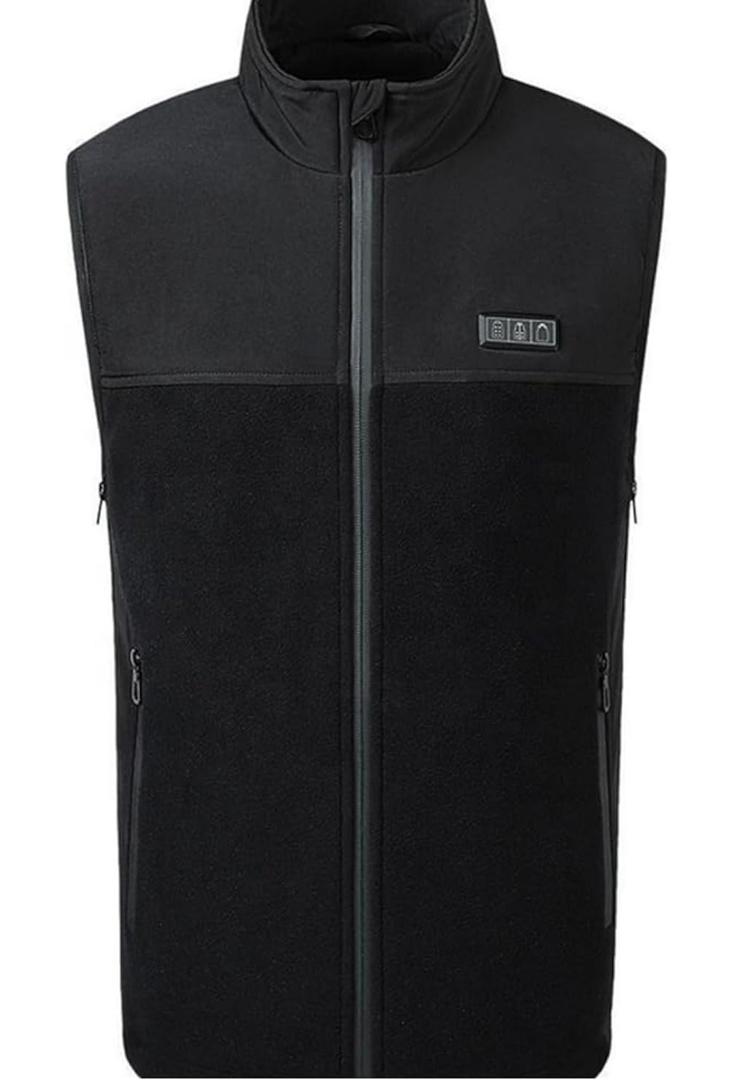 HSQSMWJ S-9XL Thermal Clothing Usb Heated Jacket Winter Heating Vest for Men, L
