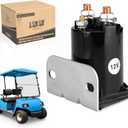 10L0L 12V Starter Solenoid for Yamaha G2 G8 G9 G11 G14 G16 G20 Gas Golf Cart 1985-2002 4 Terminal 12 Volt Solenoid Replaces JF2-H1950-00, JR3-H1950-00, J38-81950-01