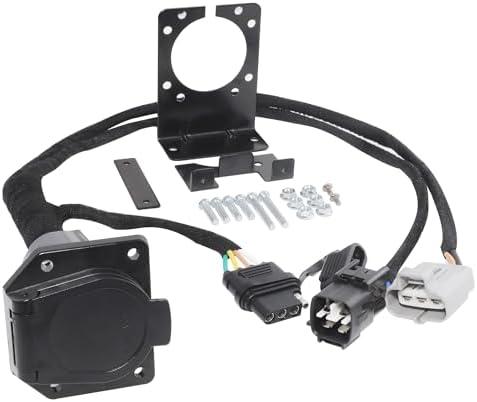 Oyviny Multi-Tow 7 Way and 4 Way Flat Trailer Adapter for 2003-2009 Toyota 4Runner/2003-2009 Lexus GX 470, Factory Tow Package Required