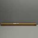 Shower Door Support Bar, 15.74 Inch (400mm) Long Stainleess Steel Rod to Fix Glass Door to Wall, for 1/4"(6mm), 5/16"(8mm), 3/8"(10mm) Frameless Glass Panel, Chrome (Fixed length 400mm, unspecified end)