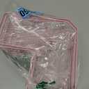 YASONIC Corner Adhesive Shower Caddy, with Soap Holder and 12 Hooks, Rustproof Stainless Steel Bathroom Organizer, No Drilling Wall Mounted Rack, Pink, 3-Pack