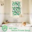 SOMWISE Frosted Window Privacy Film, Decorative Sun Heat Blocking, Anti UV | Day & Night Opaque, Static Cling&Removable, Renter Friendly for Front Door & Bathroom, Easy to install, Anti-Glare,45x157