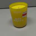 Day Party Candle, Citrus Scents, Made with Essential Oils, 8 oz, Yellow