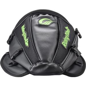 KATUR Motorcycle Backseat Tank Bag Multifunctional Waterproof PU Leather Storage Saddle Bag Motorbike Rear Seat Super Light Tail Accessories Bags -Black